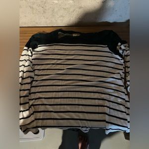 Maurices 24/7 Super Soft Long Sleeve mixed print Top Size XXL